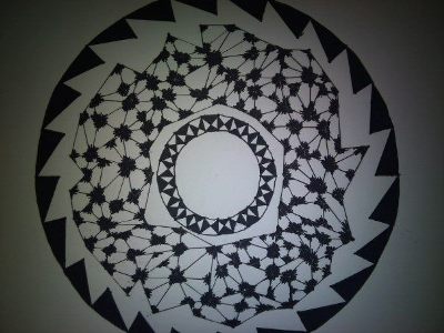 Mandala Zwart Wit